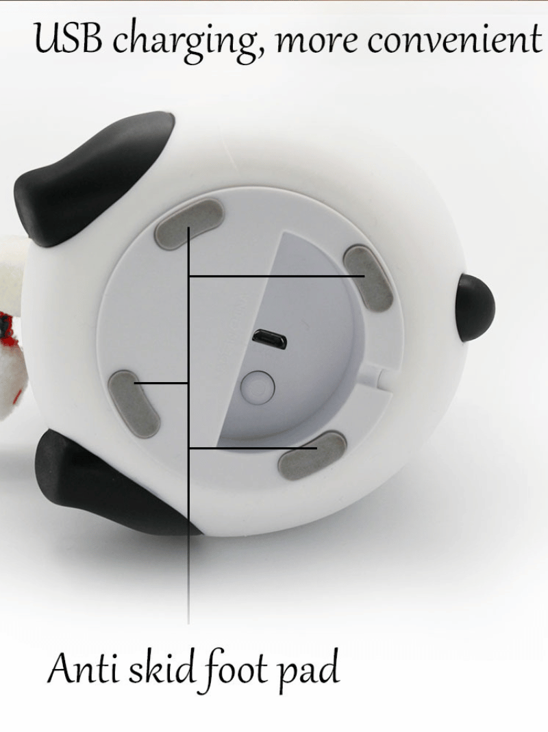 Big Cute Panda Silicone Touch Night Light | 7-Color LED USB Rechargeable Nursery Lamp