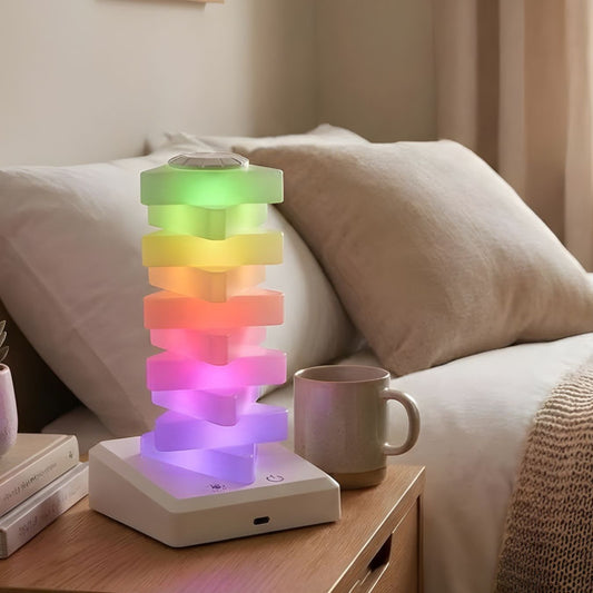 Triangle Rainbow Night Light Colorful LED Decor Lamp