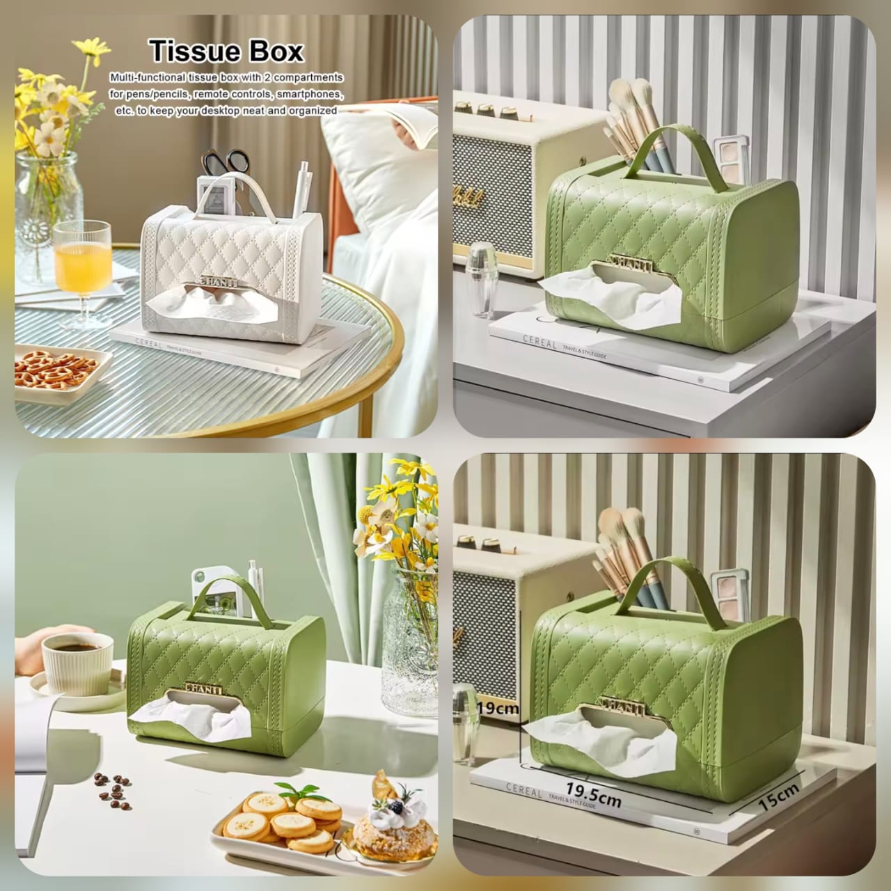 Elegant Purse Style Tissue Box