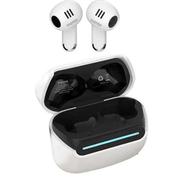 Faster TG550 Delta Shaped Low Latency Gaming+Music TWS Wireless Earbuds