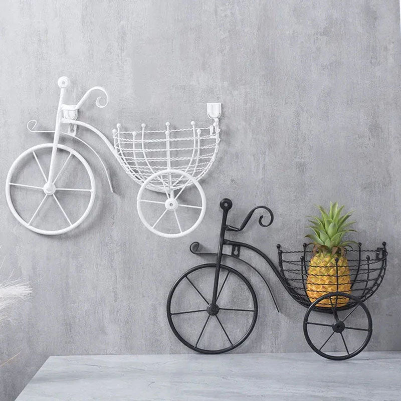 Wall Mounted Flower Basket Cycle