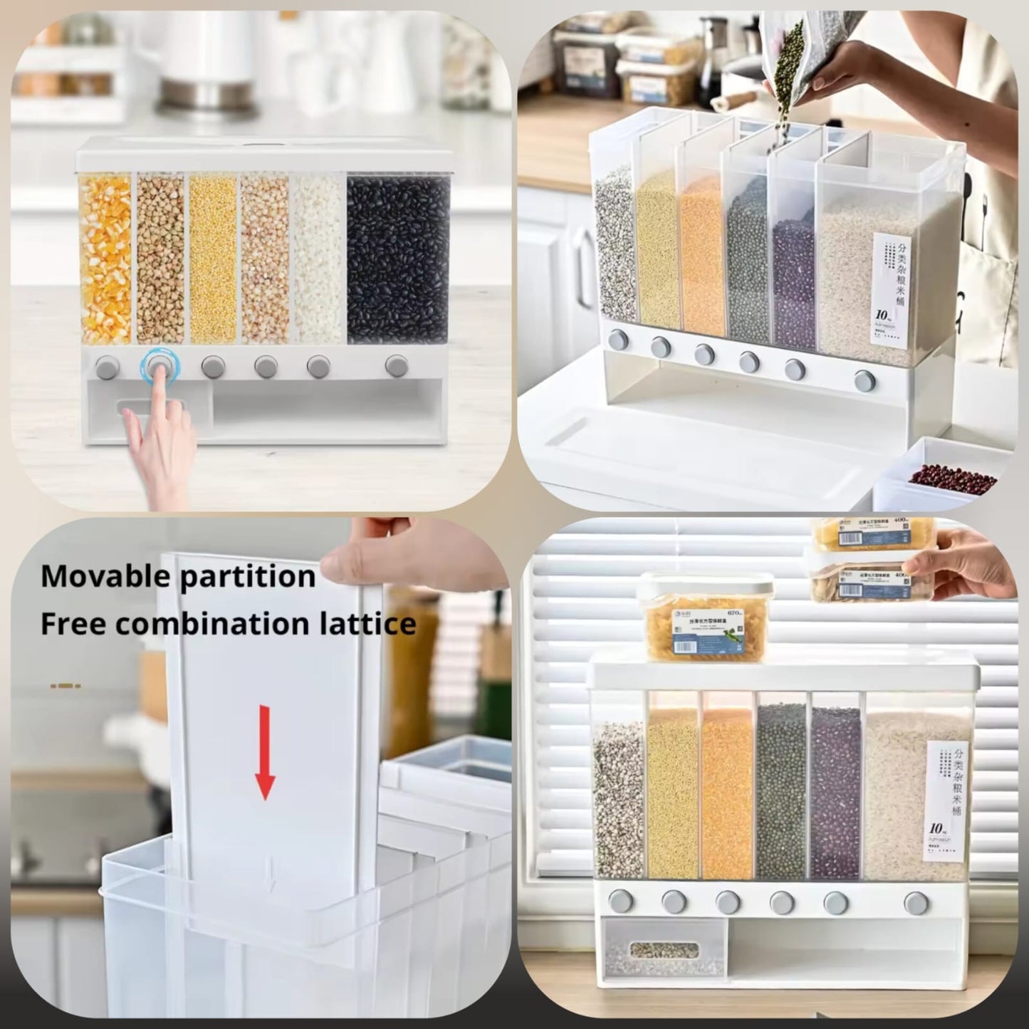 6 in 1 Cereal Dispenser