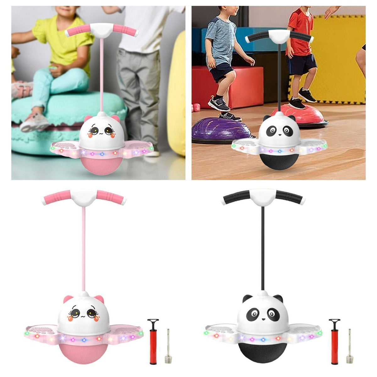 Pogo Jump Ball Bouncing Ball for Playground Indoor Body Training Assistant